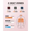 imageVenustas Kids Heated Fleece Jacket with 74V Battery Pack Boys Girls Youth Electric Heated Coat for WinterPink
