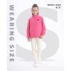 imageVenustas Kids Heated Fleece Jacket with 74V Battery Pack Boys Girls Youth Electric Heated Coat for WinterPink