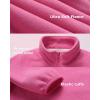 imageVenustas Kids Heated Fleece Jacket with 74V Battery Pack Boys Girls Youth Electric Heated Coat for WinterPink