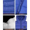imageVenustas Kids Heated Jacket with Battery Pack Boys Girls Lightweight Electric Heated CoatNavy