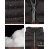 imageVenustas Kids Heated Vest with Battery Pack Boys Girls Lightweight Electric Heated VestBlack