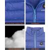 imageVenustas Kids Heated Vest with Battery Pack Boys Girls Lightweight Electric Heated VestNavy