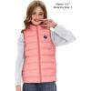 imageVenustas Kids Heated Vest with Battery Pack Boys Girls Lightweight Electric Heated VestPink