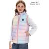 imageVenustas Kids Heated Vest with Battery Pack Boys Girls Lightweight Electric Heated VestPink Ombre