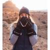 imageVenustas Rechargeable Heated Gloves for Men and Women Electric Heated Work Gloves for Hunting Skiing and ArthritisBlack