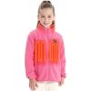 imageVenustas Kids Heated Fleece Jacket with 74V Battery Pack Boys Girls Youth Electric Heated Coat for WinterPink