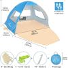 imageVenustas Beach Tent Pop Up Beach Tent Pop Up Beach Shade with UPF 50 Portable Sun Shade Pop Up Tent Light Weight Pop Up Beach Shade for 34 People