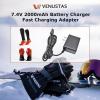 imageVenustas 74V 2000mAh Battery Charger Battery Adapter Compatible with Heated Gloves and Heated Socks