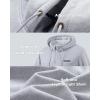 imageVenustas Unisex QuarterZip Heated Pullover Hoodie Heated Sweatshirt for Men ampamp Women 6 Heating Zones with Battery IncludedHeather Gray