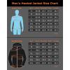 imageVenustas Mens Heated Down Jacket with Battery Pack Electric Lightweight Packable Puffer Jacket Heated Coat for OutdoorsBlack