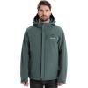 imageVenustas Mens Heated Jacket with Battery Pack Windproof Electric Insulated Coat with Detachable HoodSilver Pine