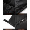imageVenustas Softshell Heated Jacket for Men with Battery Pack Water Repellent Electric Heated CoatBlack