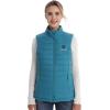imageVenustas Womens Heated Vest with Battery Lightweight Quilted Vest for WomenOlive Green