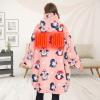 imageVenustas Heated Wearable Blanket Hoodie with Battery Pack 74V Oversized Sherpa Blanket Hoodie Sweatshirt Cozy Warm SoftPenguin