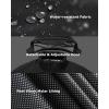 imageVenustas 12V Lightweight Mens Heated Jacket with Battery Versatile Soft Shell Heated Coat with Detachable HoodBlack