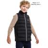 imageVenustas Kids Heated Vest with Battery Pack Boys Lightweight Electric Heated VestBlack