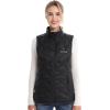 imageVenustas Quilted Heated Vest for Women with Battery Lightweight Heated Clothing Ladies Rechargeable Electric Heating VestBlack