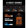 imageVenustas Mens 12V DualControl Heated Vest with Battery Durable Quilted Heated Clothing for Winter Work ampamp Outdoor UseBlack
