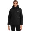 imageVenustas 12V Lightweight Heated Jacket for Women with Battery Versatile Softshell Heated Coat Slim Fit Heated ClothingBlack