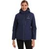 imageVenustas 12V Lightweight Heated Jacket for Women with Battery Versatile Softshell Heated Coat Slim Fit Heated ClothingNavy