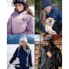 imageVenustas 12V Lightweight Heated Jacket for Women with Battery Versatile Softshell Heated Coat Slim Fit Heated ClothingNavy