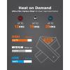 imageVenustas Heated Scarf with Battery Up to 20H Runtime Rechargeable Heated Neck Warmer for Women MenDark Gray