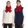 imageVenustas Heated Scarf with Battery Up to 20H Runtime Rechargeable Heated Neck Warmer for Women MenRed