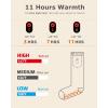 imageVenustas Heated Socks Women Men Rechargeable Electric Socks with Battery Washable Unisex Sock for Ski HuntingBlackGray