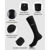 imageVenustas Heated Socks with Battery for Men Women Rechargeable Heated Socks For Hunting Ski and Feet WarmBlack