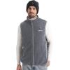 imageVenustas Mens Fleece Heated Vest with Battery Lightweight Insulated Electric VestGray