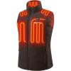 imageVenustas Mens Fleece Heated Vest with Battery Lightweight Insulated Electric VestBrown