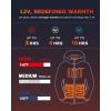 imageVenustas 12V Heated Jacket for Men with Battery Versatile Lightweight Softshell Jacket with 7 Pockets ampamp Detachable HoodNavy