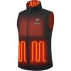 imageVenustas Mens Heated Sweater Vest with Battery 11Hours Warmth Lightweight Soft Knit Heated Vest for OutdoorBlack