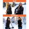imageVenustas Womens Heated Softshell Vest with Battery Slim Fit WaterResistant Heated Vest for Outdoor Hiking GolfBlack
