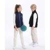 imageVenustas Boys Heated Fleece Vest with Battery Pack Warmer Youth Electric Heating Vest for KidsNavy Blue