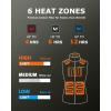 imageVenustas Womens Heated Vest with Battery Up to 20HRS of Warmth Winter Quilted Vest for OutdoorMoss