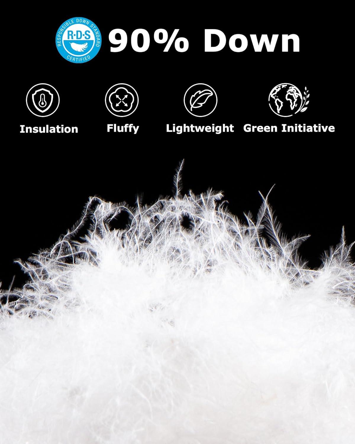 imageVenustas Womens Lightweight Heated Down Jacket with Battery Pack Recycled Electric Puffer Coat 90 Down Heated ClothingGray