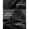 imageVenustas Unisex Heated Hoodie with Battery QuarterZip Pullover Sweatshirt with 6 Heating Zones for Men ampamp WomenBlack