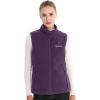 imageVenustas Womens Fleece Heated Vest with Battery Lightweight Electric Heated CoatPurple