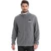imageVenustas Mens Fleece Heated Jacket with Battery Pack Soft Lightweight Heated Coat for OutdoorGrey