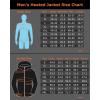imageVenustas Mens Heated Jacket with Battery Pack Windproof Electric Insulated Heated Coat with Detachable HoodNavy