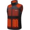 imageVenustas Mens Heated Vest with Battery Up to 20 Hours of Warmth Winter Quilted Vest for OutdoorBlack