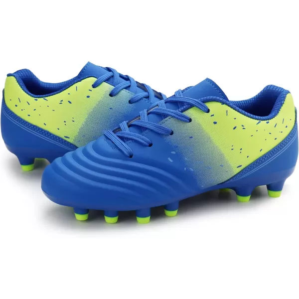 firelli Kids Athletic Soccer Cleats Boys Girls Lace-up Outdoor Football Shoes