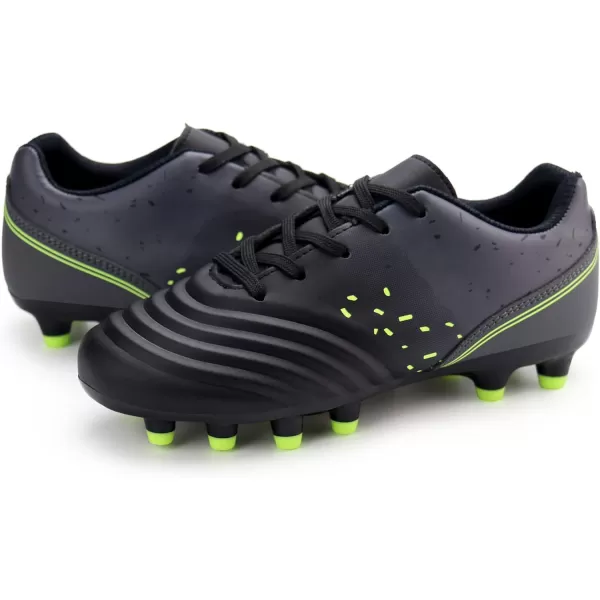 firelli Kids Athletic Soccer Cleats Boys Girls Lace-up Outdoor Football Shoes