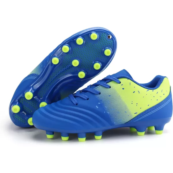 firelli Kids Athletic Soccer Cleats Boys Girls Lace-up Outdoor Football Shoes