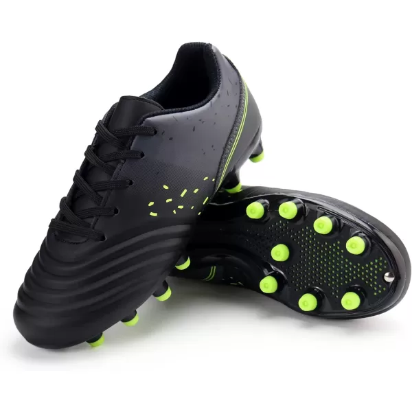 firelli Kids Athletic Soccer Cleats Boys Girls Lace-up Outdoor Football Shoes