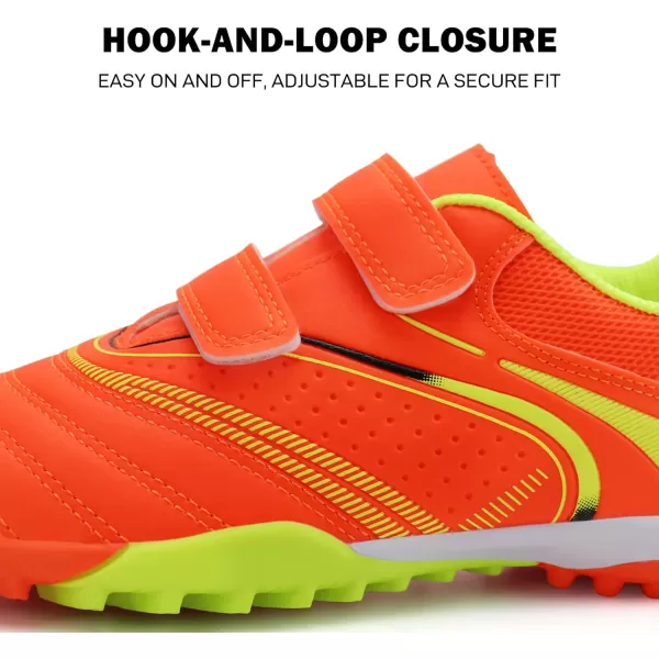 firelli Kids Athletic Turf Soccer Cleats Boys Girls Comfortable Soccer Shoes