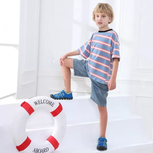 firelli Kids Closed Toe Water Sandals Boys Girls Outdoor Athletic Strap Breathable Summer Sport Sandal