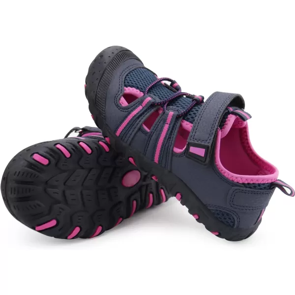 firelli Kids Closed Toe Water Sandals Boys Girls Outdoor Athletic Strap Breathable Summer Sport Sandal
