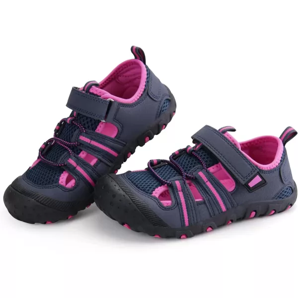 firelli Kids Closed Toe Water Sandals Boys Girls Outdoor Athletic Strap Breathable Summer Sport Sandal